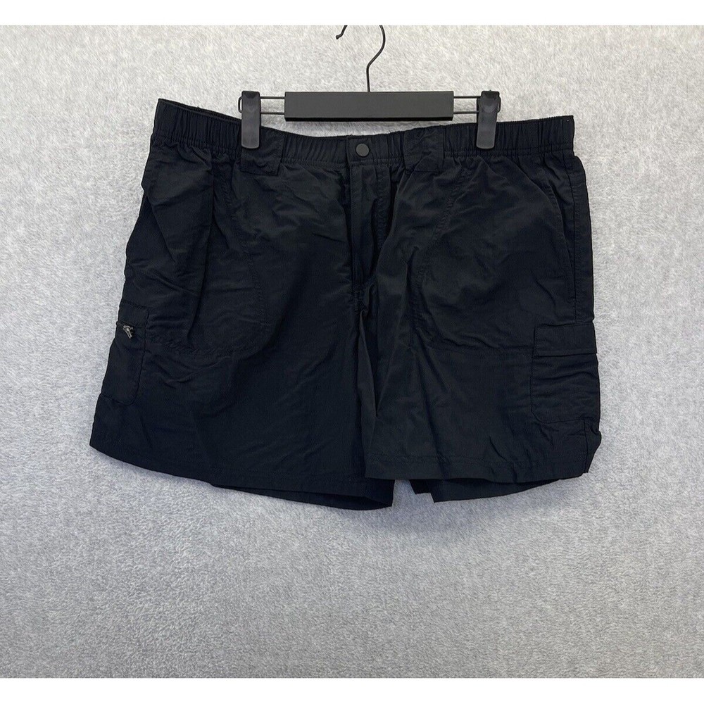 Columbia Women's Shorts Solid Black Size XL Nylon Outdoor